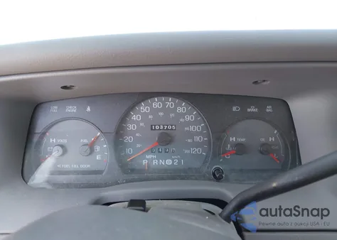 2000 Mercury Grand Marquis Gs from USA, damaged, VIN 2MEFM74WXYX701257